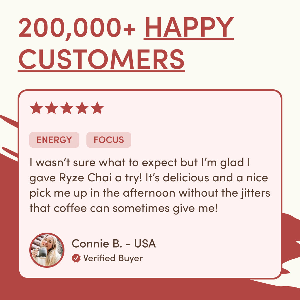 RYZE Mushroom Chai Starter Bag