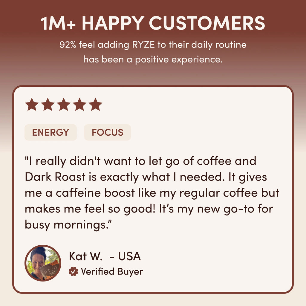 RYZE Ritual Set Dark Roast (90 Day Plan)