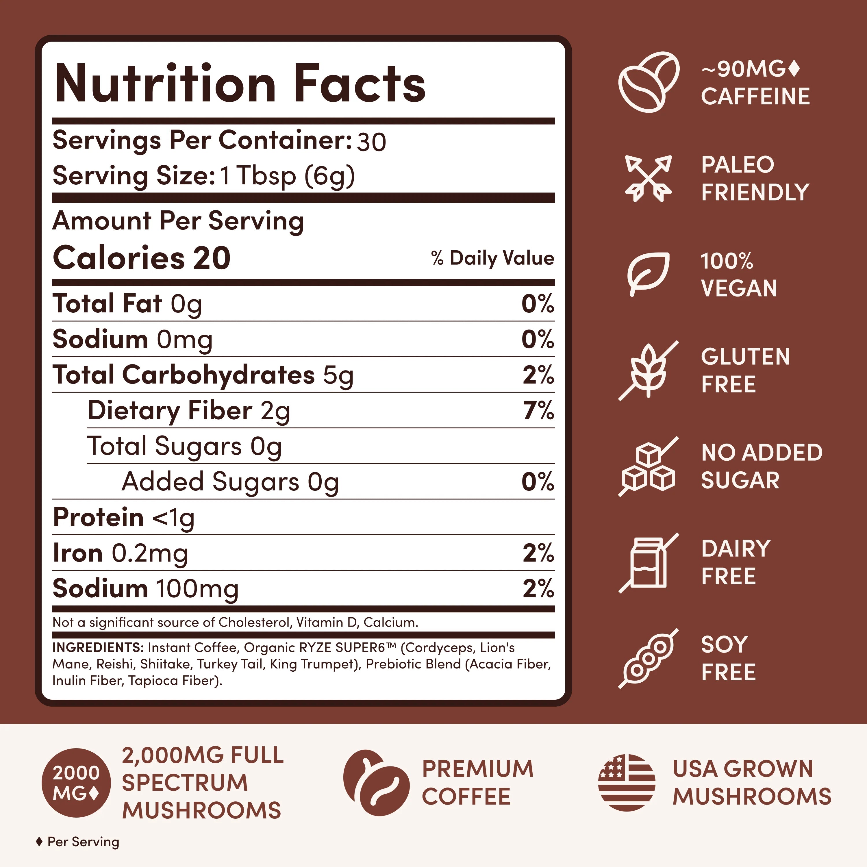 Mushroom Coffee Dark Roast Starter Kit (60 servings)