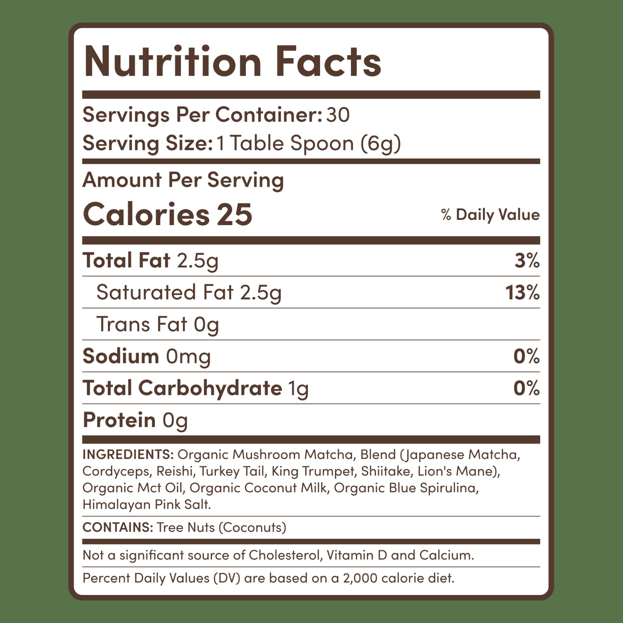 Mushroom Matcha (1 Pack - 30 Servings)