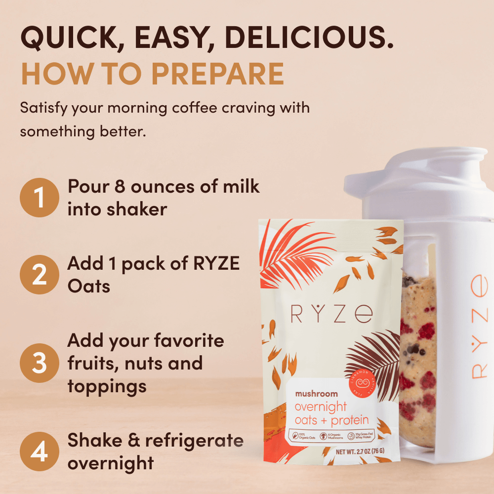 Mushroom Overnight Oats ( 14 Servings )