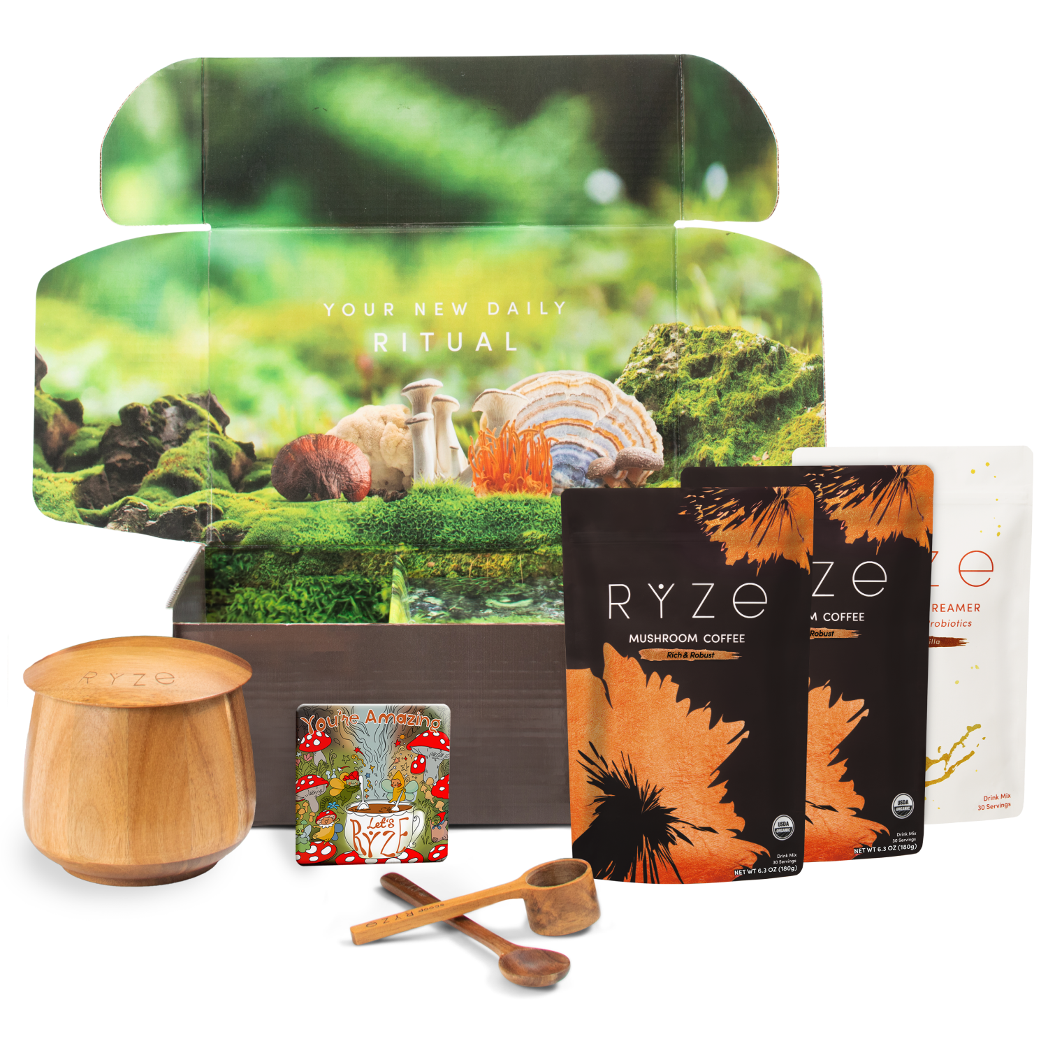 Ryze Dark Roast Ritual Set 3 Month Plan