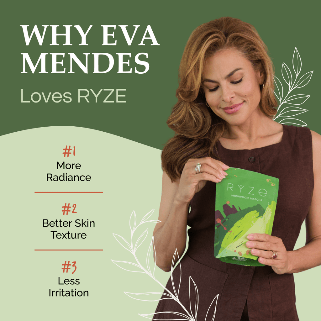 RYZE Organic Mushroom Matcha Starter Kit (60 servings)