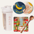 Shaker Bottle + Spoon + FREE Gifts